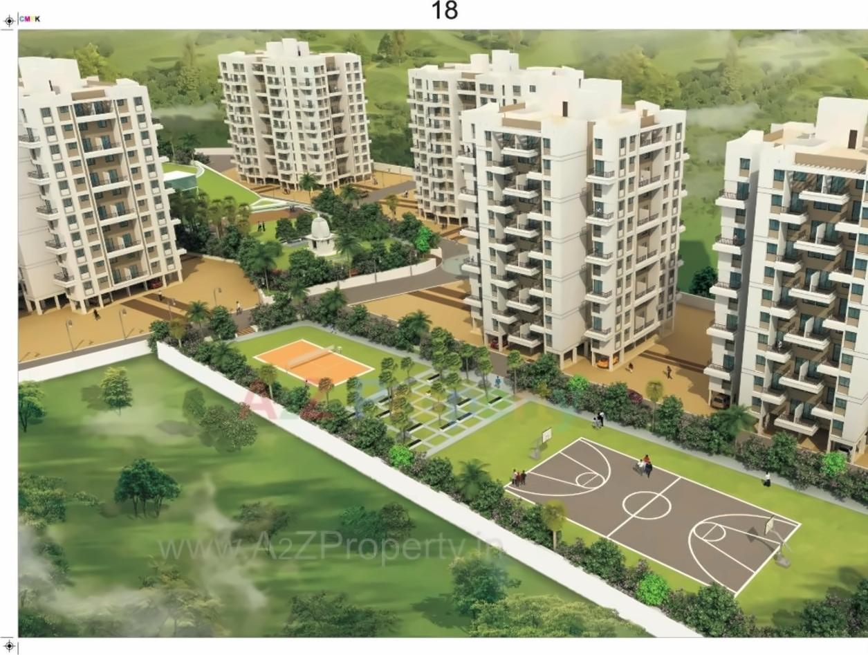 3D Elevation of real estate project Phase   S A, A1, P S,t,u Combined located at Chakan-ct, Pune, Maharashtra