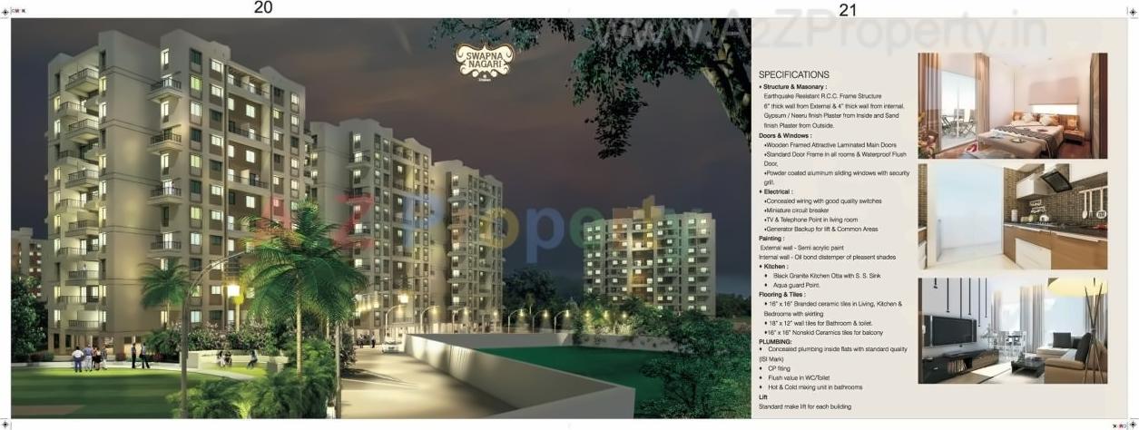 3D Elevation of real estate project Phase   S A, A1, P S,t,u Combined located at Chakan-ct, Pune, Maharashtra