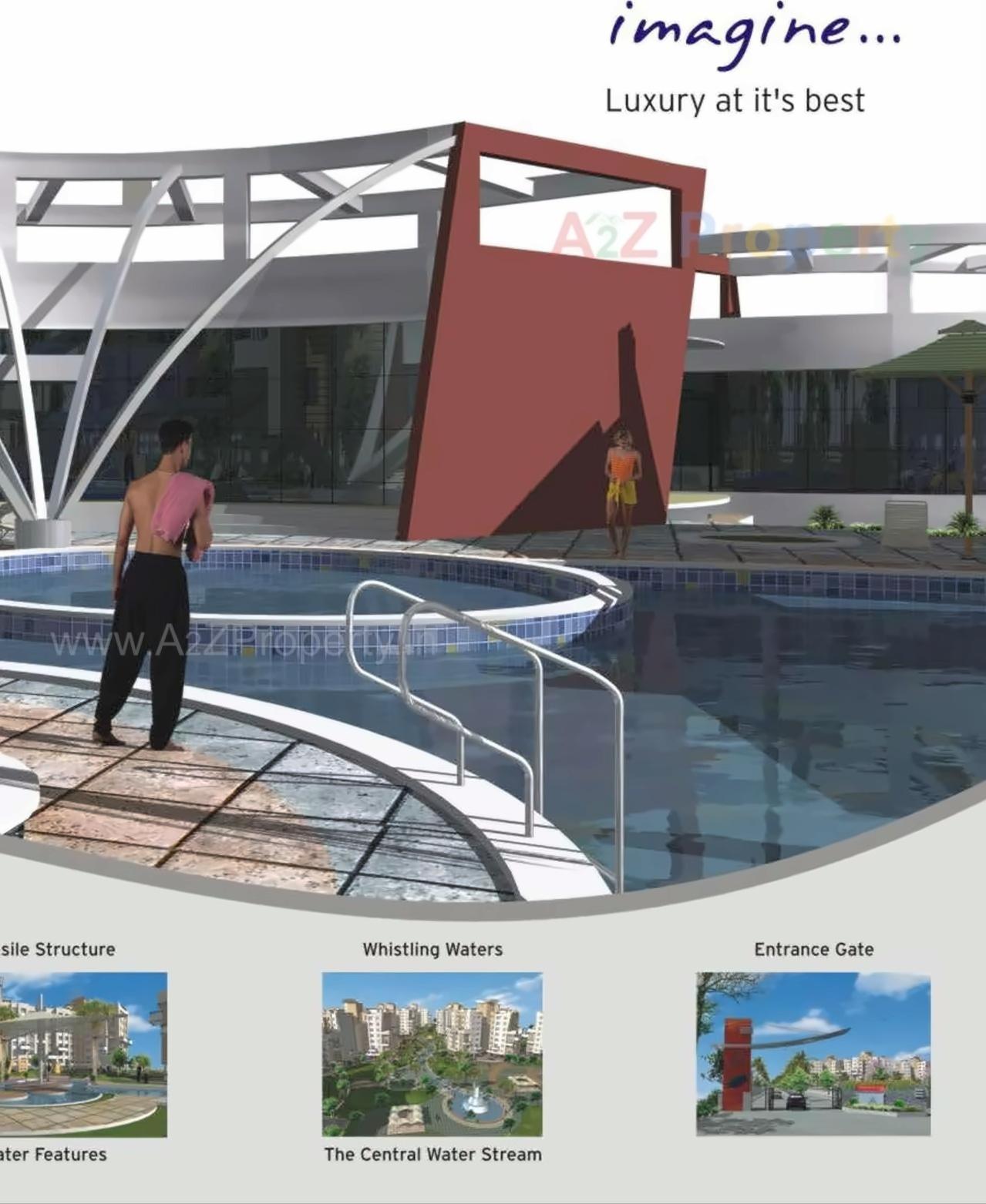 3D Elevation of real estate project Ision City located at Jambhul, Pune, Maharashtra