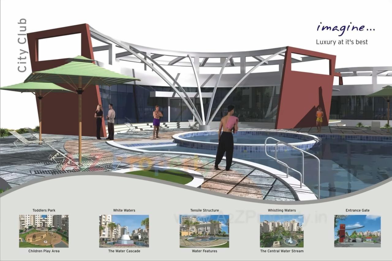 3D Elevation of real estate project Ision City located at Jambhul, Pune, Maharashtra