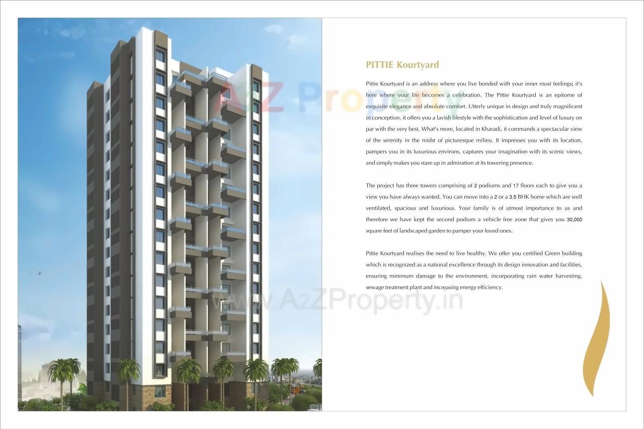  of real estate project Pittie Kourtyard   D Tower located at Kharadi, Pune, Maharashtra