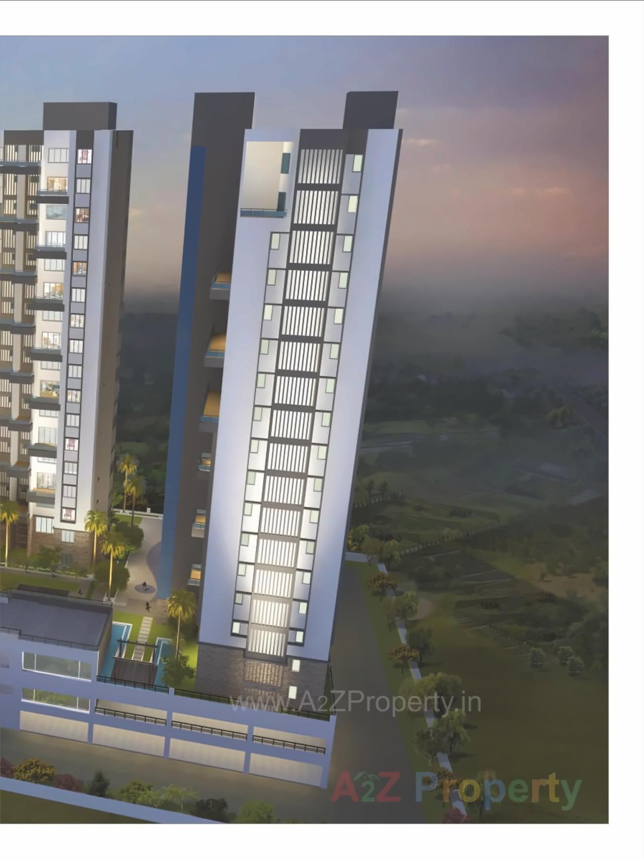 3D Elevation of real estate project Pittie Kourtyard   D Tower located at Kharadi, Pune, Maharashtra