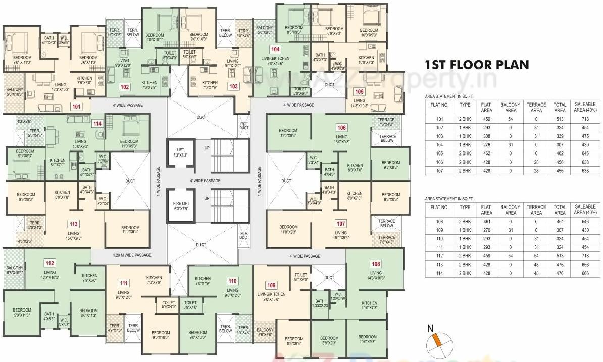 Layout of real estate project Platinum Bliss located at Markal, Pune, Maharashtra