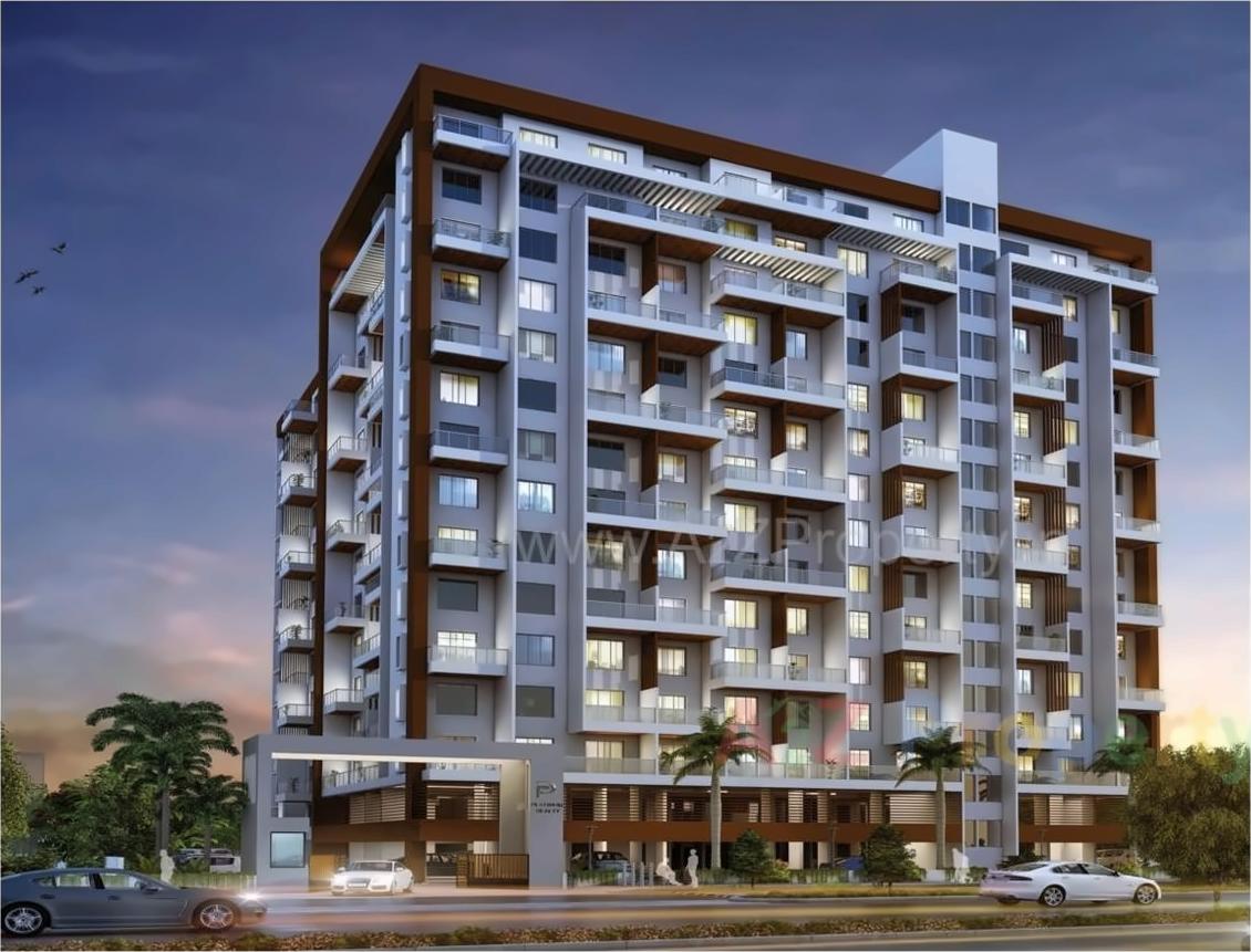 3D Elevation of real estate project Platinum Park located at Man, Pune, Maharashtra