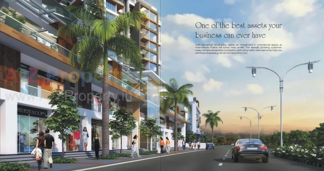 3D Elevation of real estate project Polaris located at Mundhawa, Pune, Maharashtra