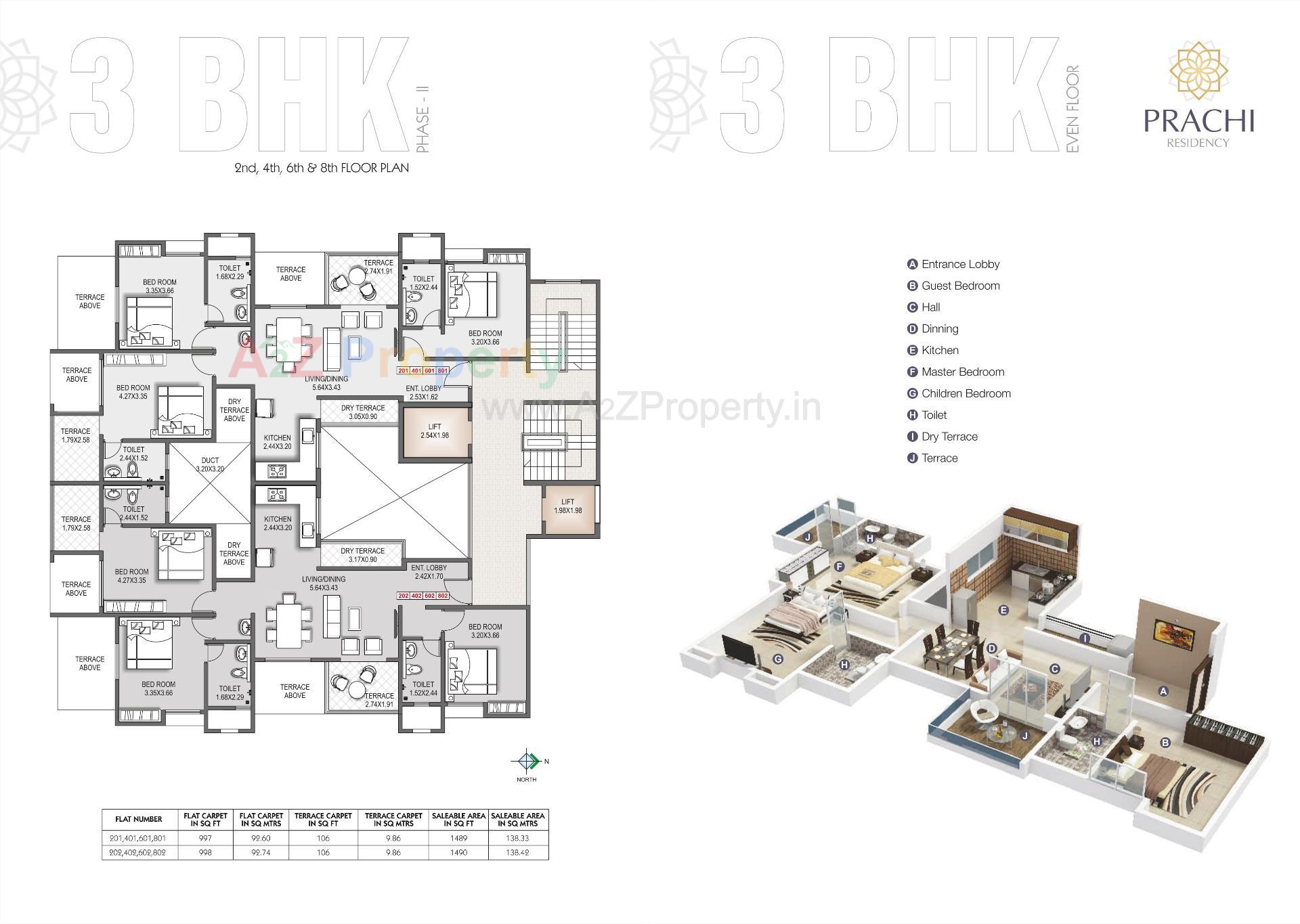 Layout of real estate project Prachi Residency located at Baner, Pune, Maharashtra