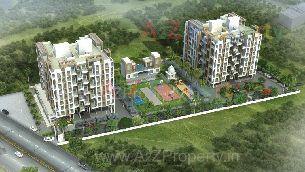 3D Elevation of real estate project Prakruti Palladium located at Kondhwa-bk, Pune, Maharashtra