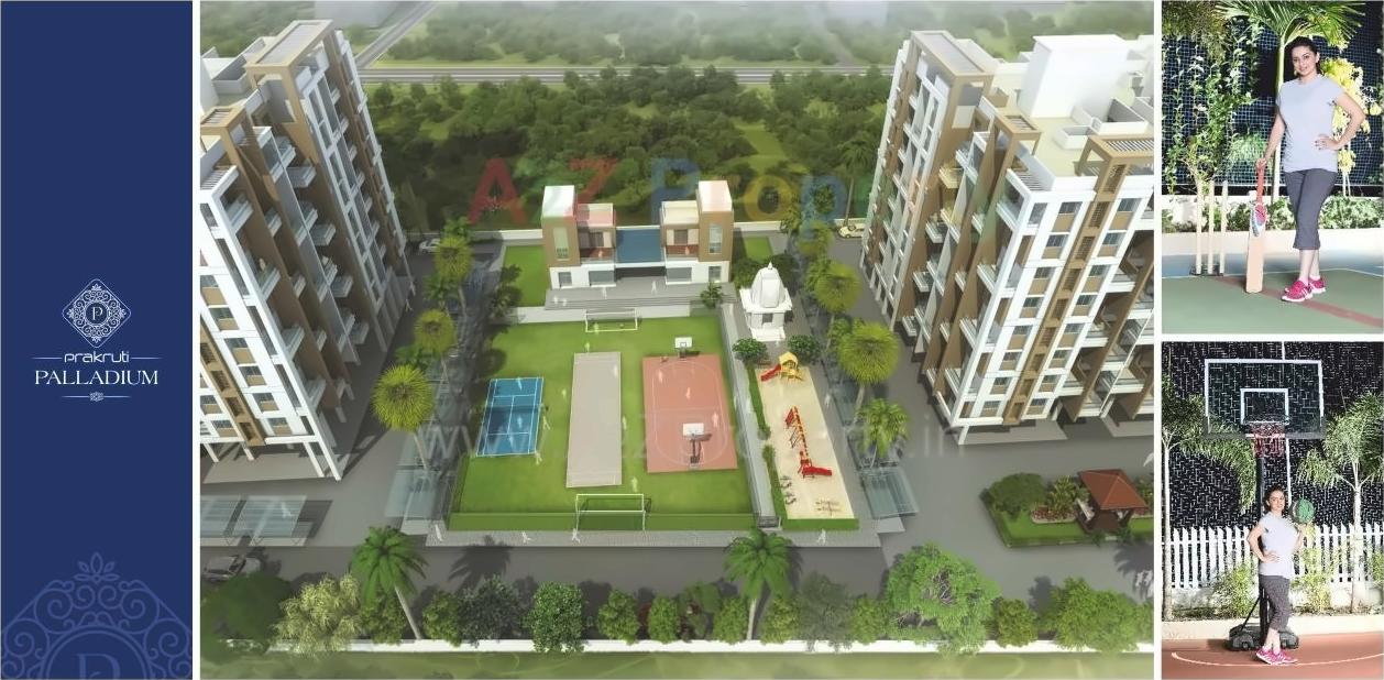 3D Elevation of real estate project Prakruti Palladium located at Kondhwa-bk, Pune, Maharashtra