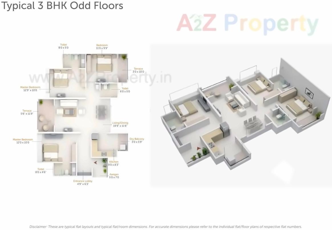 Layout of real estate project Pranam Towers located at Charholi, Pune, Maharashtra