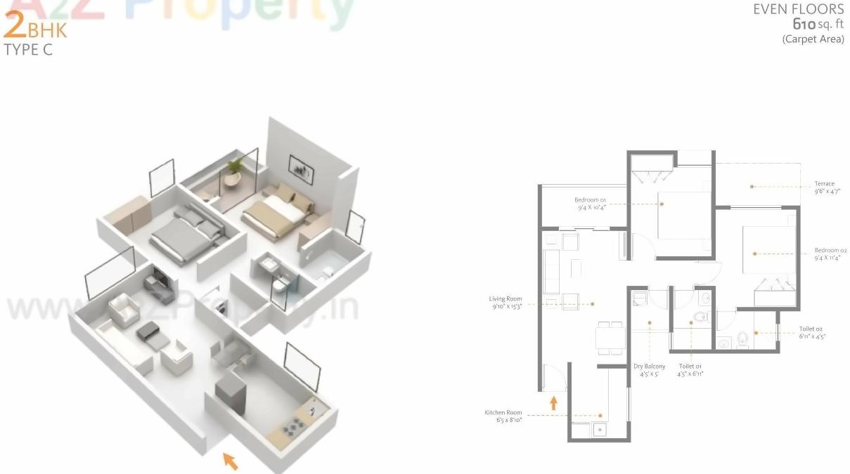 Layout of real estate project Pranam located at Talegaon-dhamdhere, Pune, Maharashtra