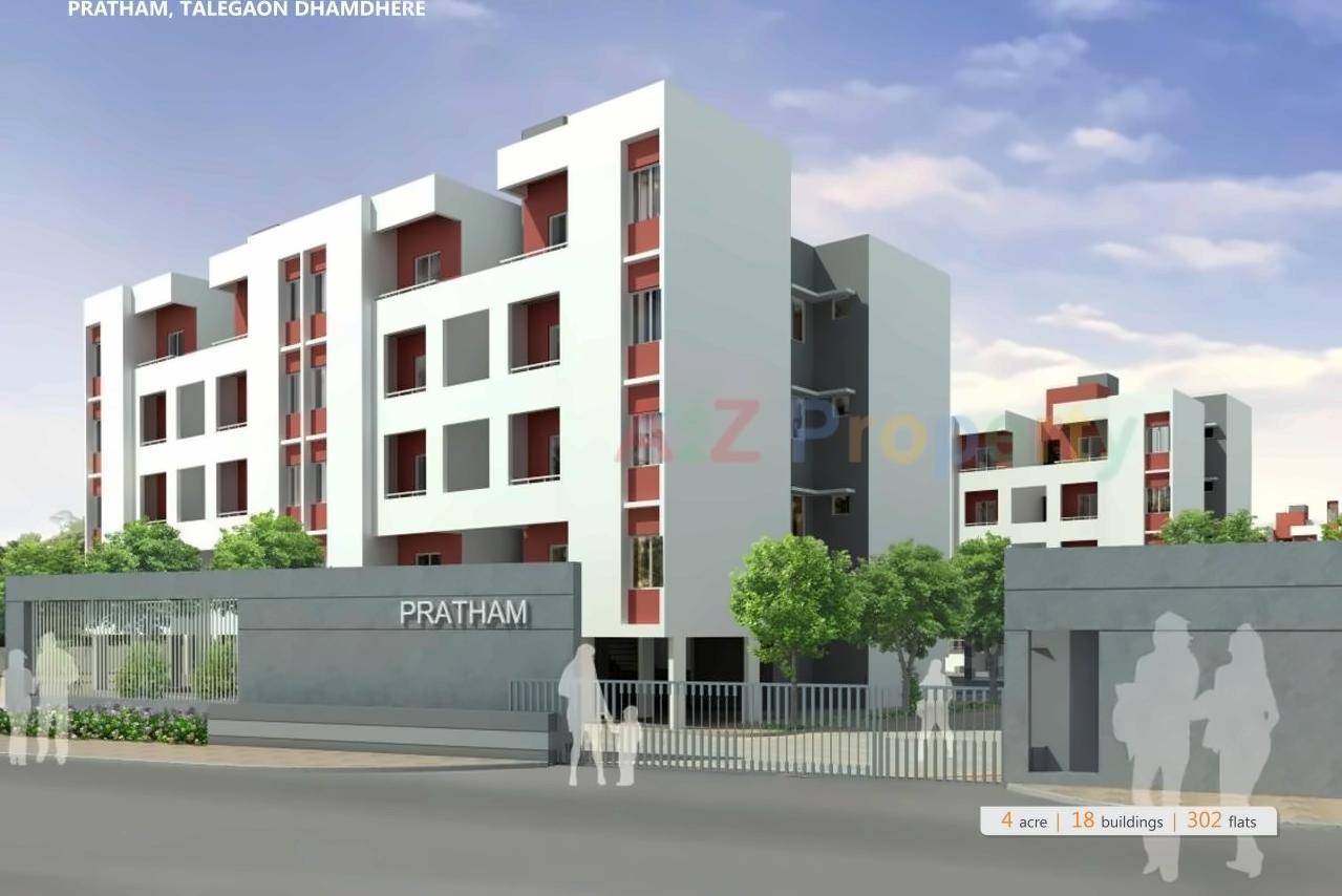 3D Elevation of real estate project Pratham located at Talegaon-dhamdhere, Pune, Maharashtra