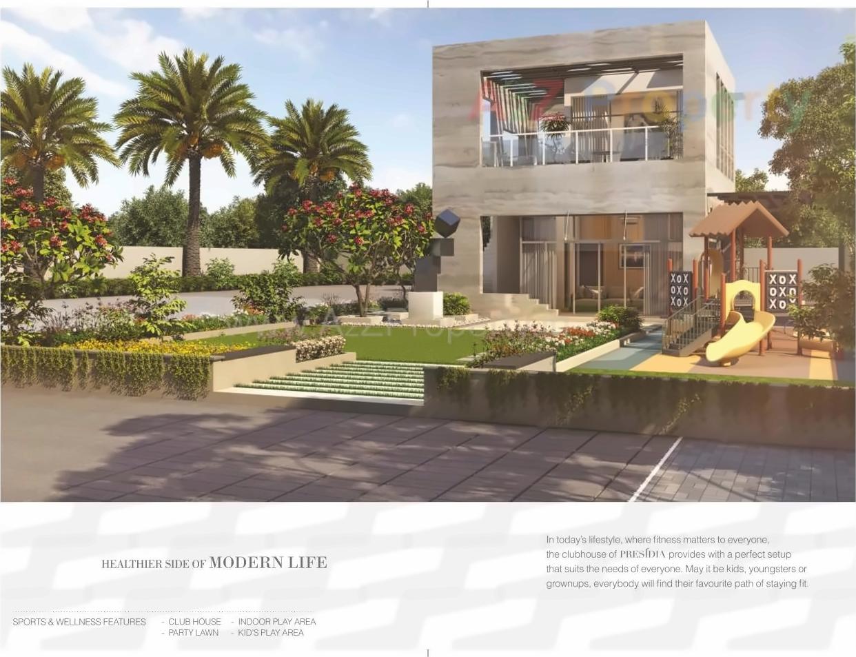 3D Elevation of real estate project Presidia located at Kondhwa-khurd, Pune, Maharashtra