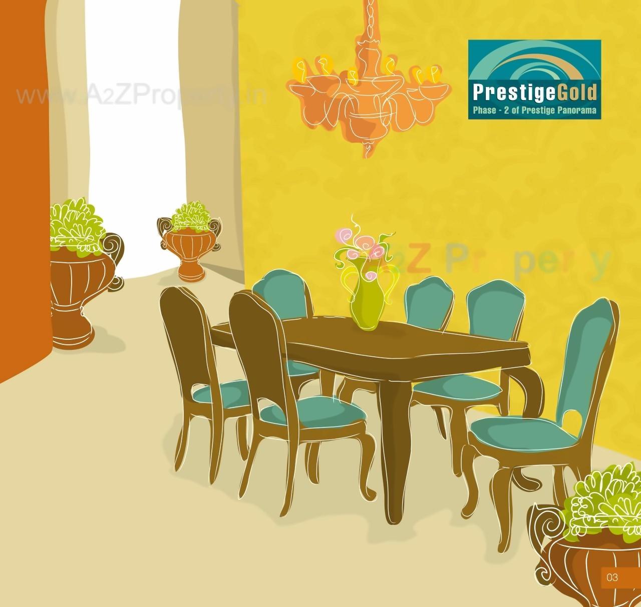 3D Elevation of real estate project Prestige Gold located at Mundhawa, Pune, Maharashtra