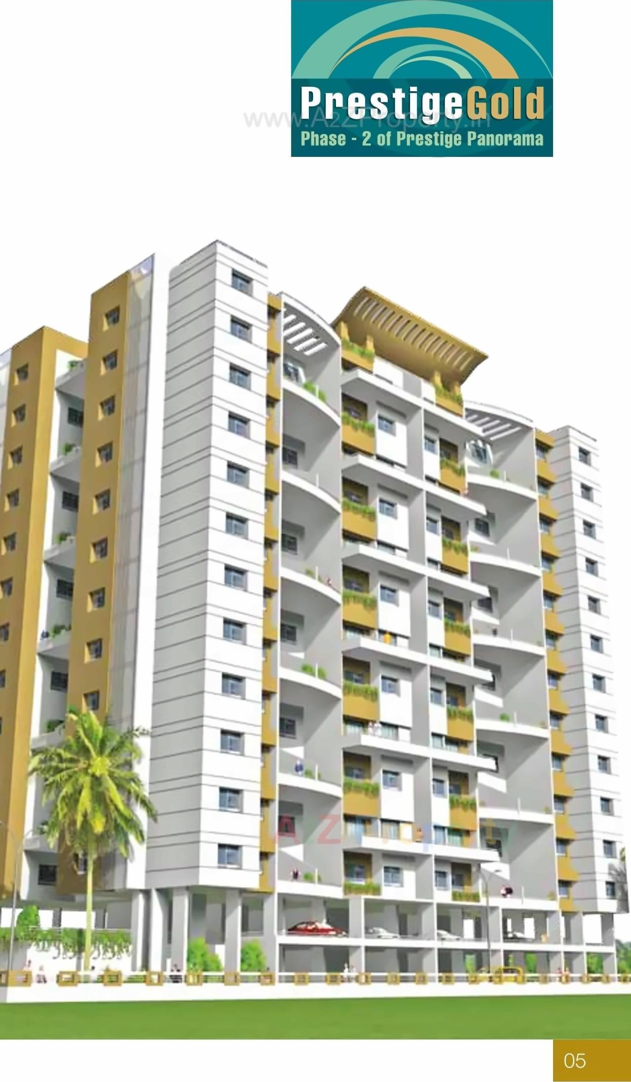 3D Elevation of real estate project Prestige Gold located at Mundhawa, Pune, Maharashtra
