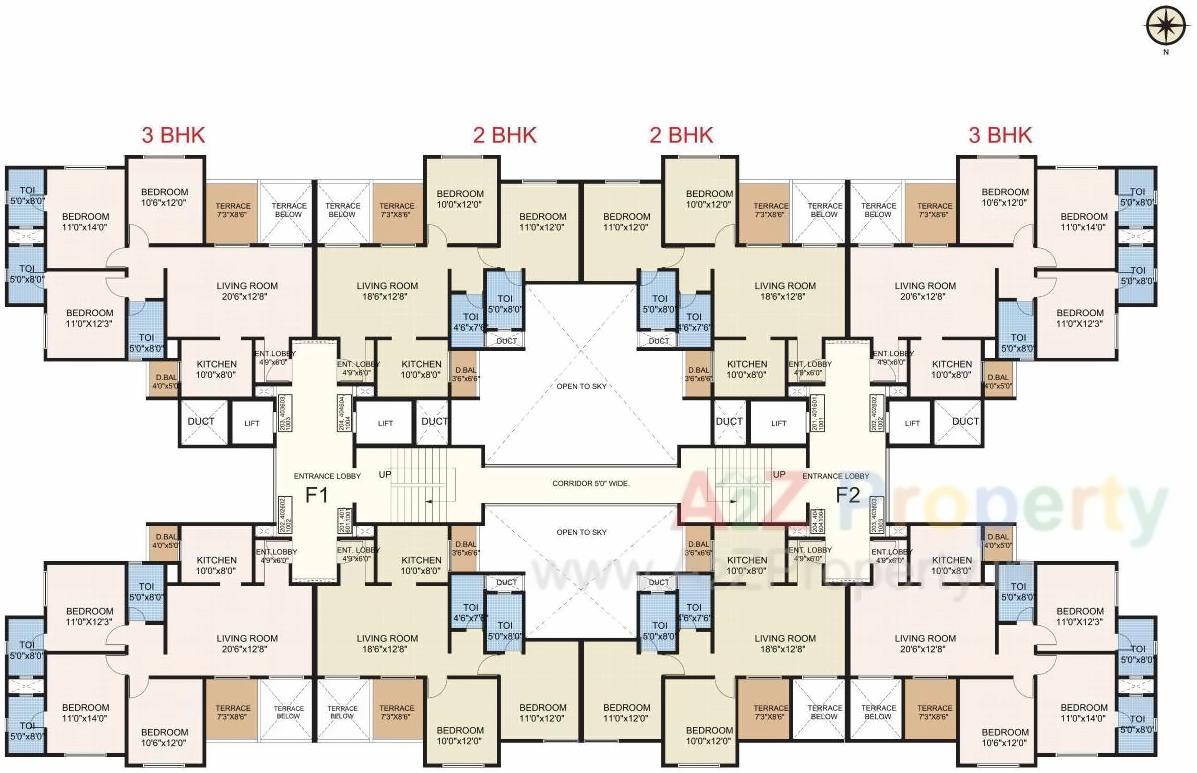 Layout of real estate project Pride Aashiyana located at Lohgaon, Pune, Maharashtra