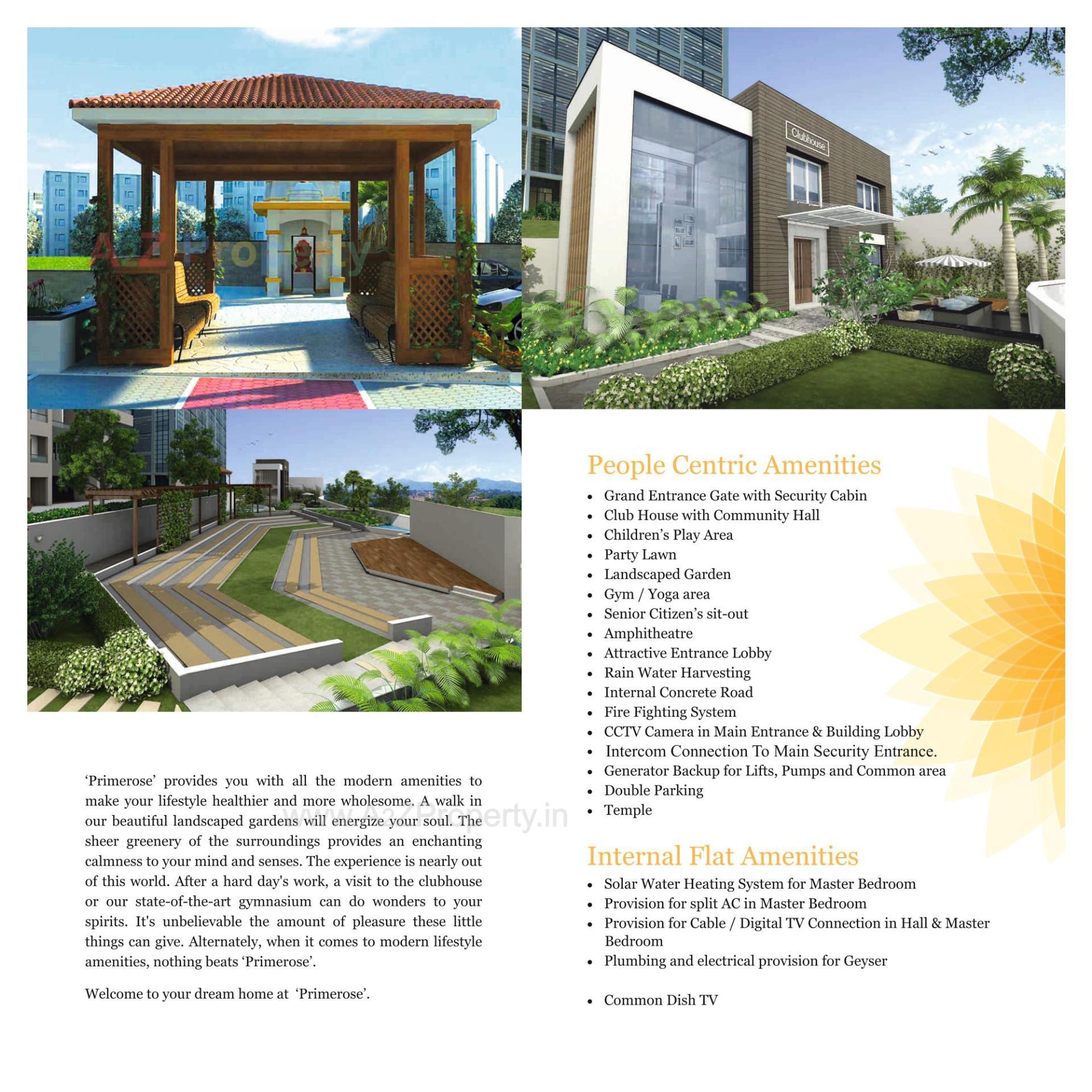 3D Elevation of real estate project Primerose located at Ambegaon-bk, Pune, Maharashtra