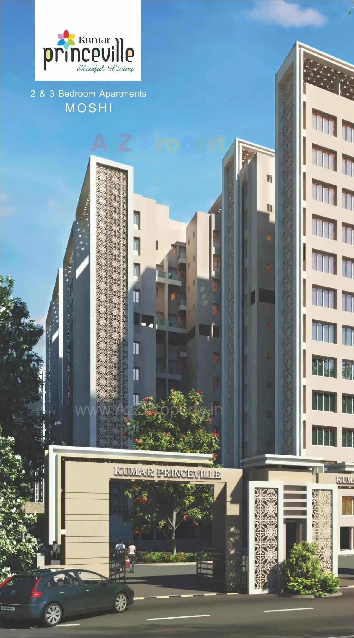 3D Elevation of real estate project Princeville located at Pimpri-chinchawad-m-corp, Pune, Maharashtra