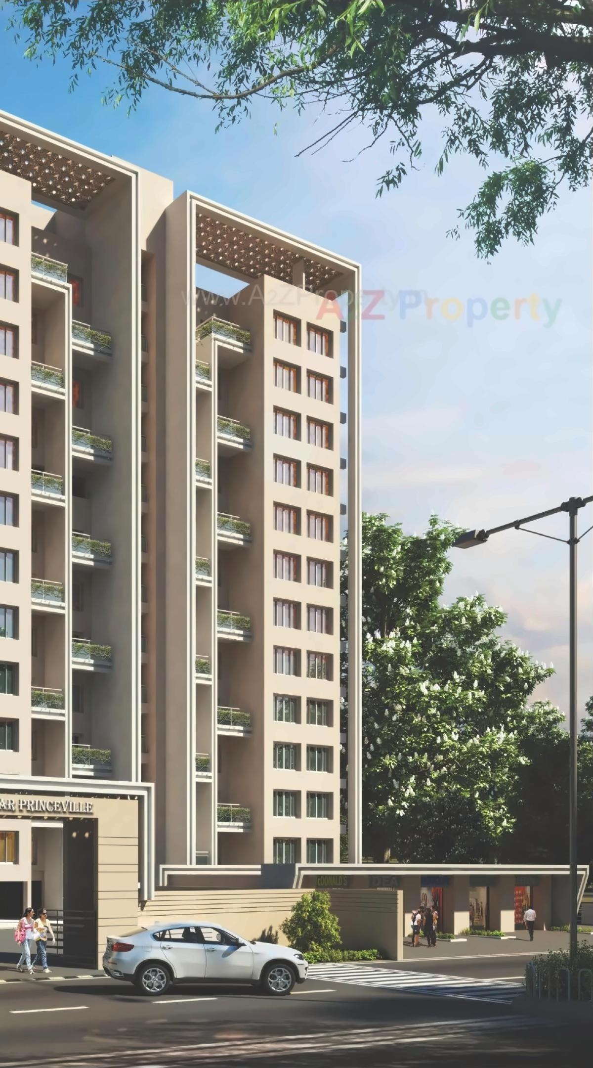 3D Elevation of real estate project Princeville located at Pimpri-chinchawad-m-corp, Pune, Maharashtra