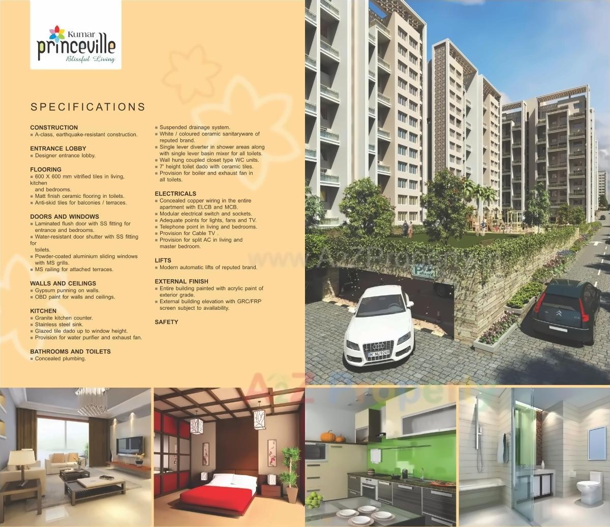 3D Elevation of real estate project Princeville located at Pimpri-chinchawad-m-corp, Pune, Maharashtra