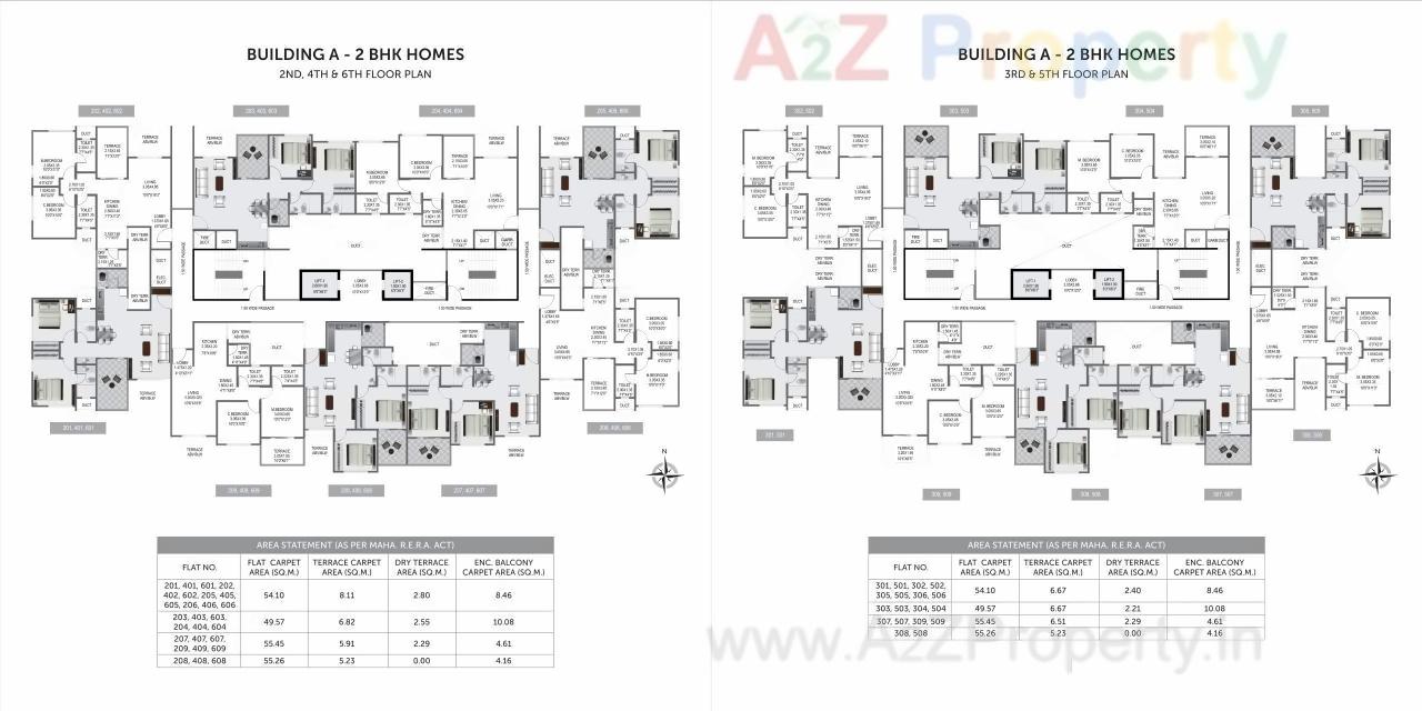 Layout of real estate project Pristine Prolife located at Wakad, Pune, Maharashtra
