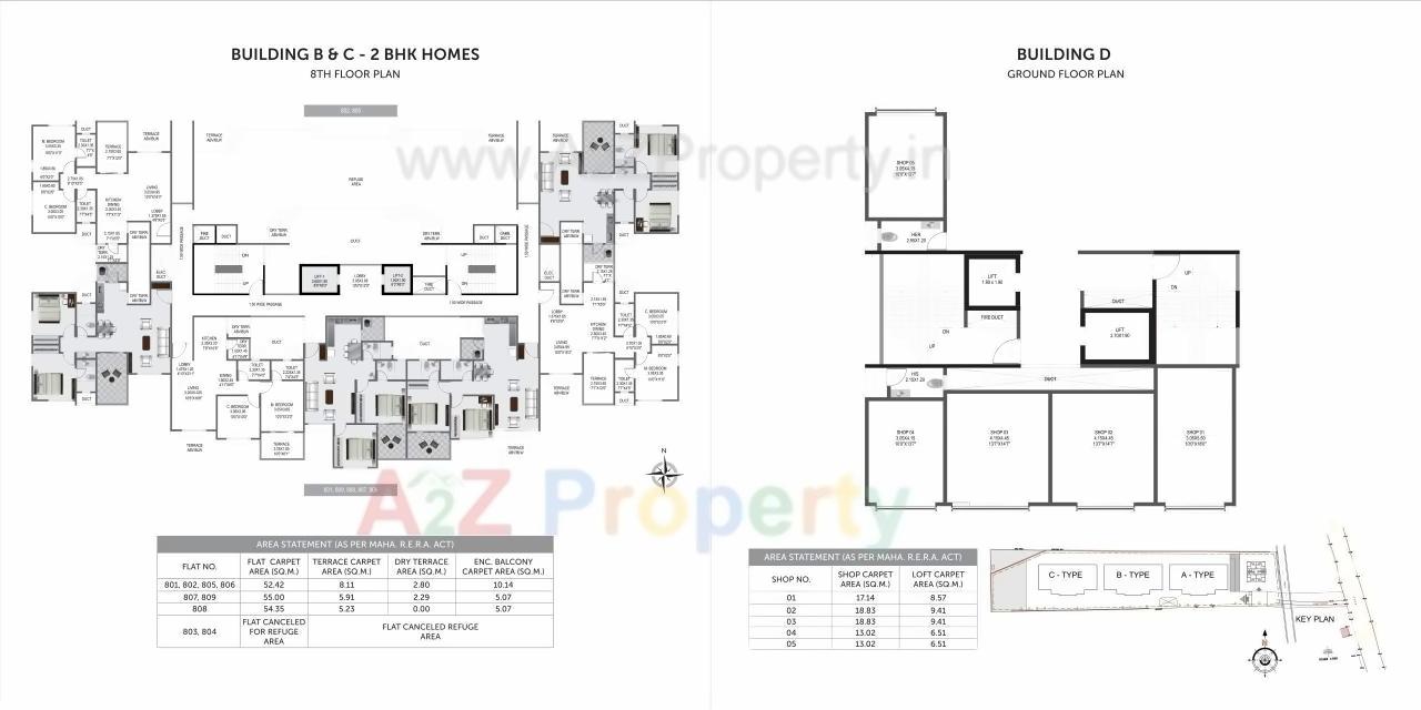 Layout of real estate project Pristine Prolife located at Wakad, Pune, Maharashtra