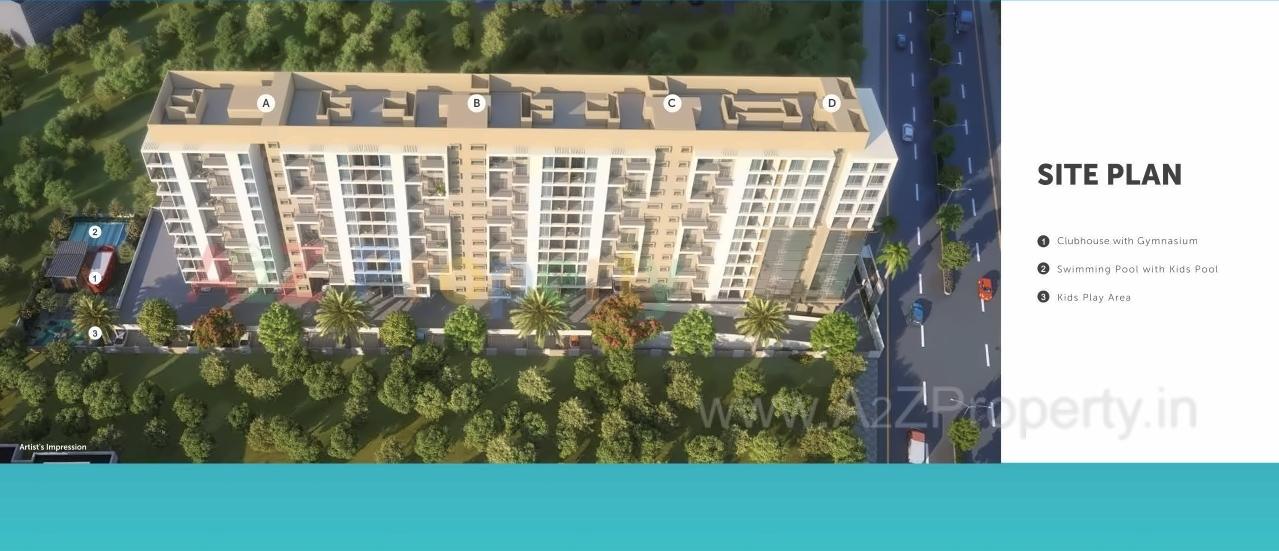 3D Elevation of real estate project Pristine Pronext located at Wakad, Pune, Maharashtra