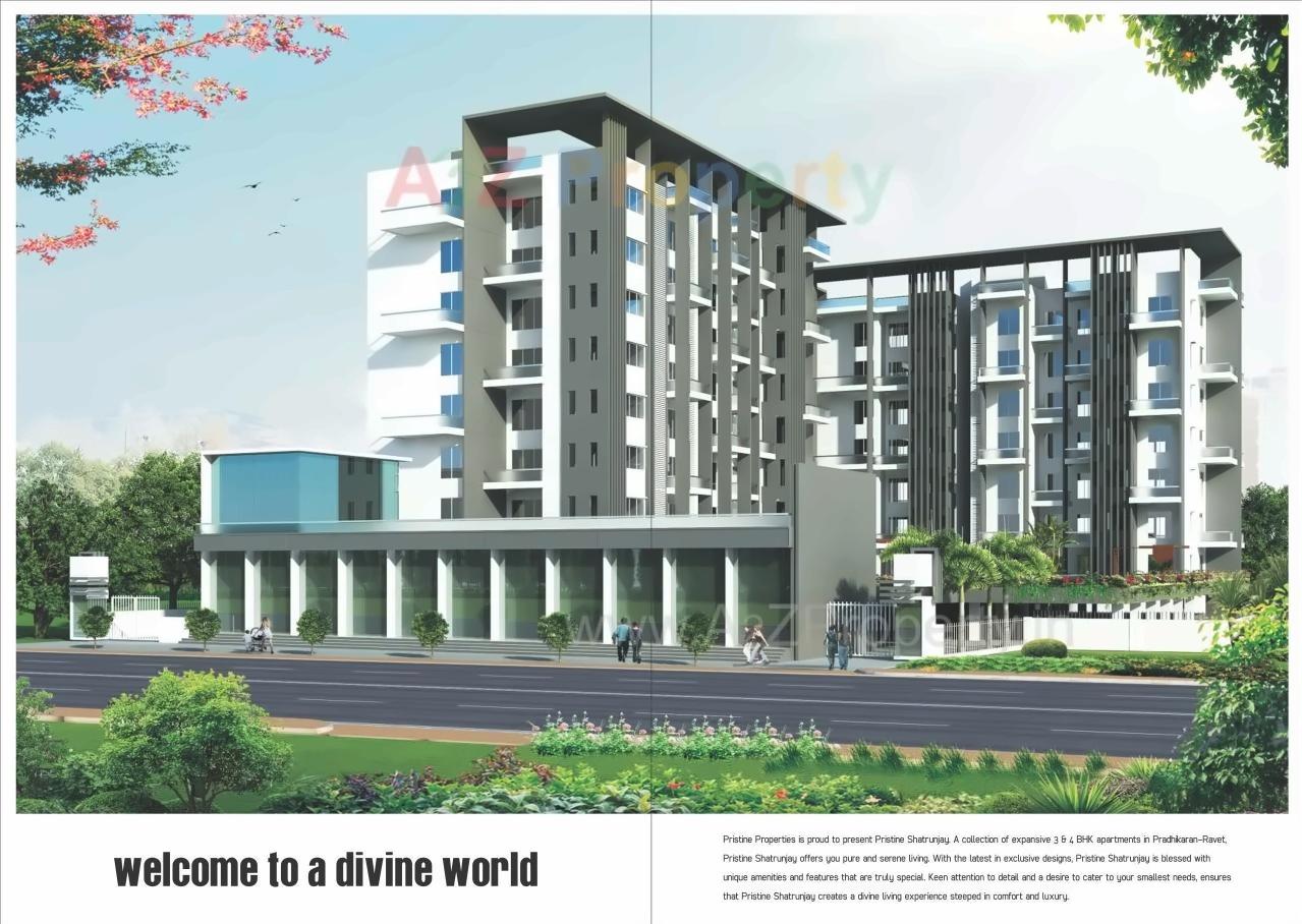 3D Elevation of real estate project Pristine Shatrunjay located at Pimpri-chinchawad-m-corp, Pune, Maharashtra