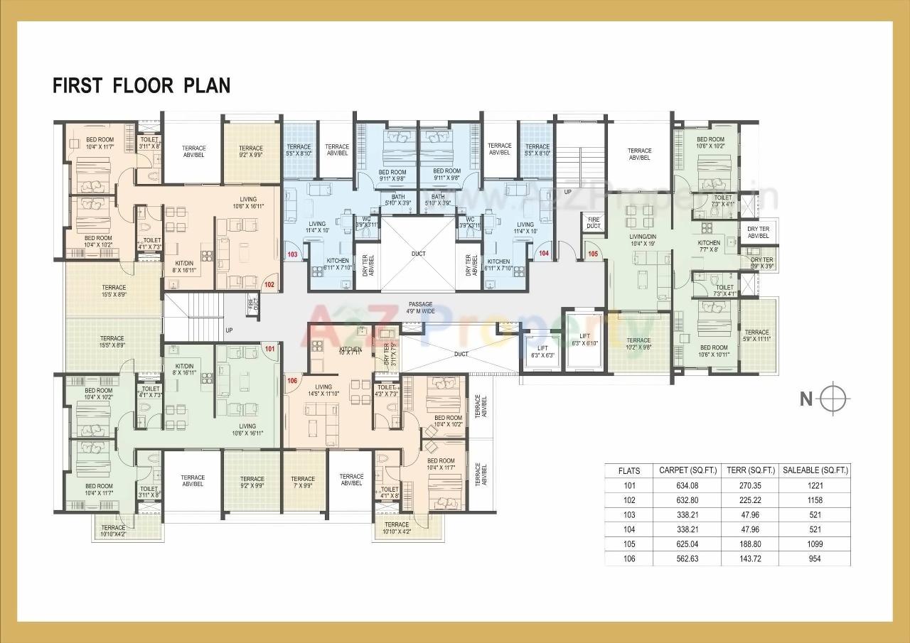 Layout of real estate project Pristine Viva located at Mohammadwadi, Pune, Maharashtra