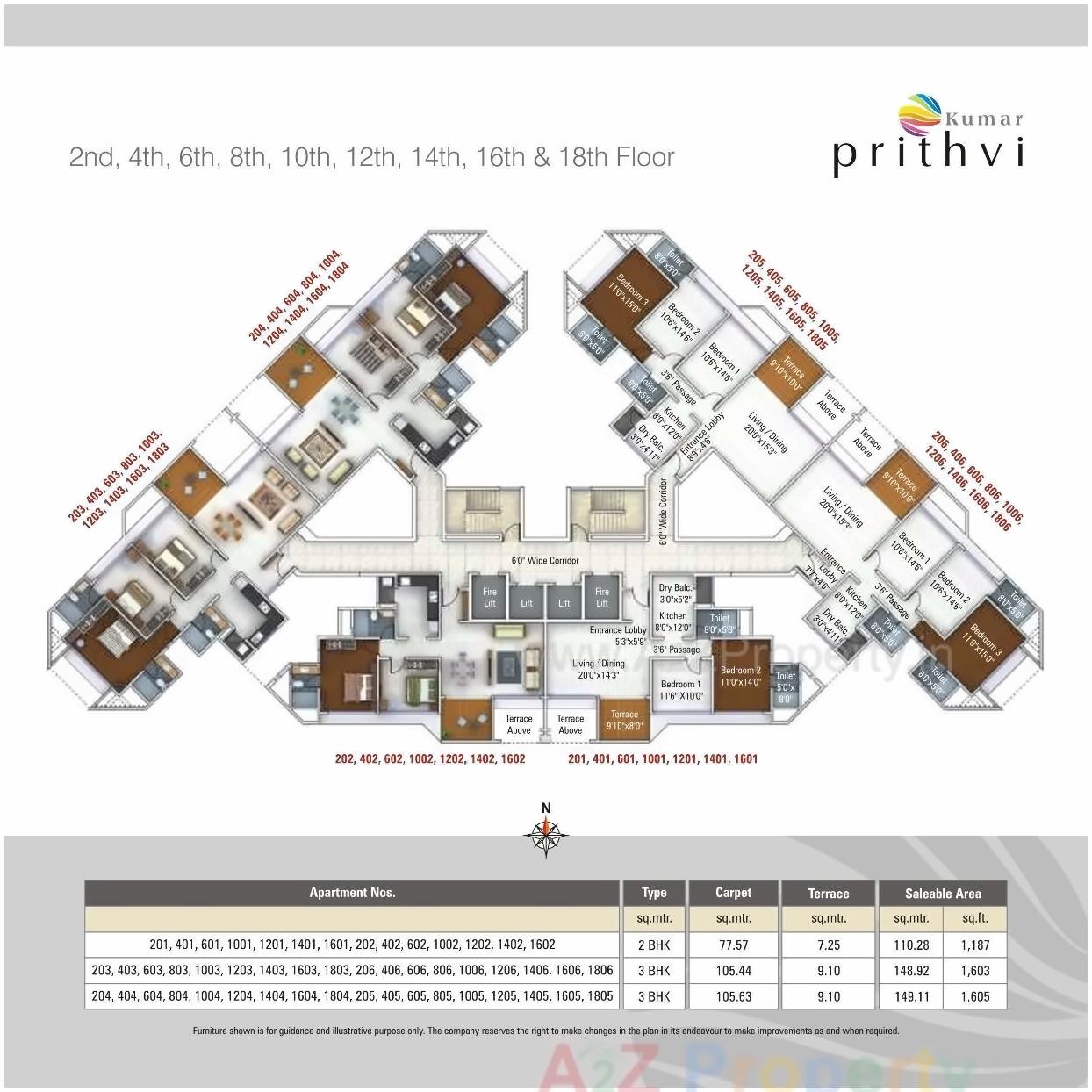 Layout of real estate project Prithvi located at Kondhwa-khurd, Pune, Maharashtra