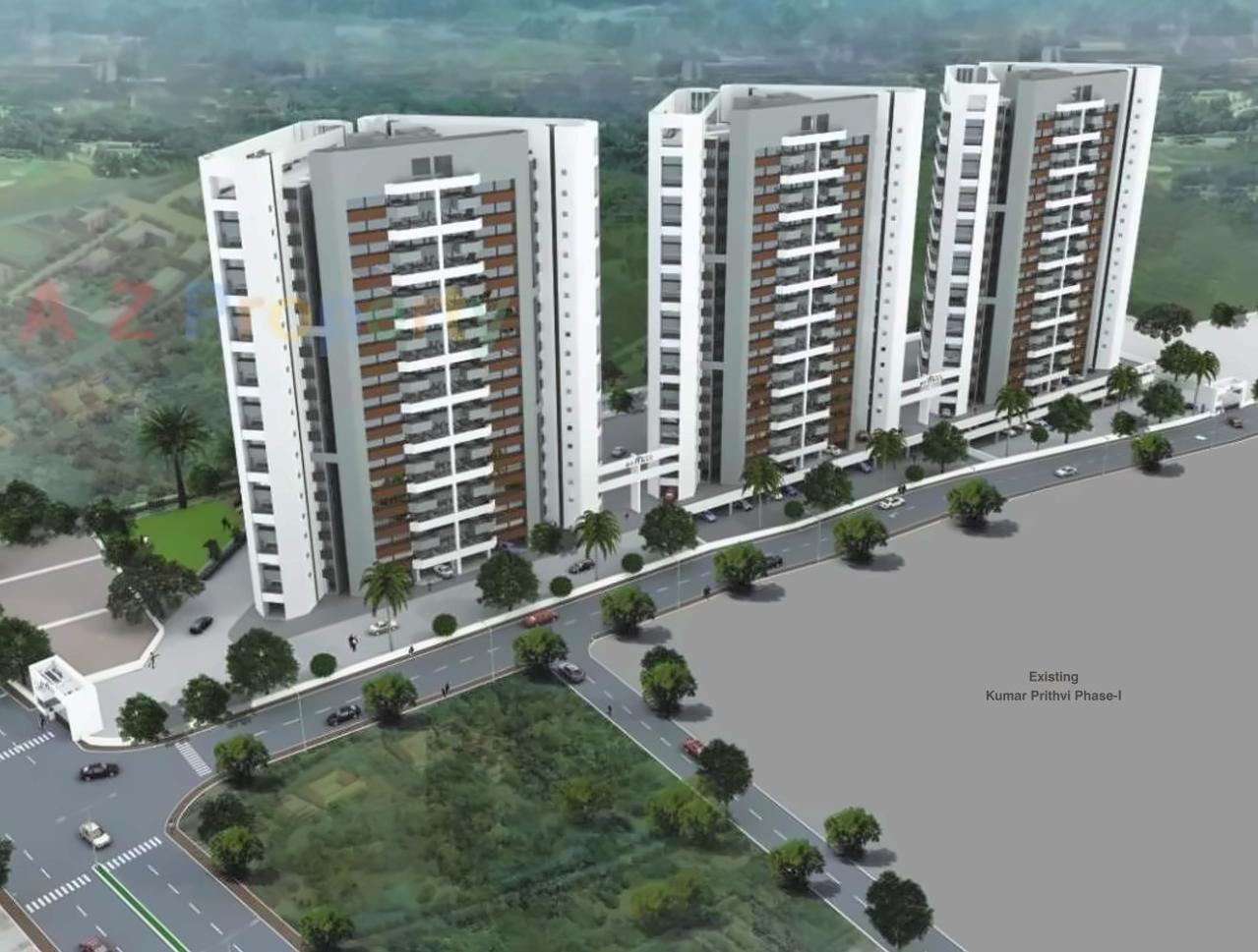 3D Elevation of real estate project Prithvi located at Kondhwa-khurd, Pune, Maharashtra