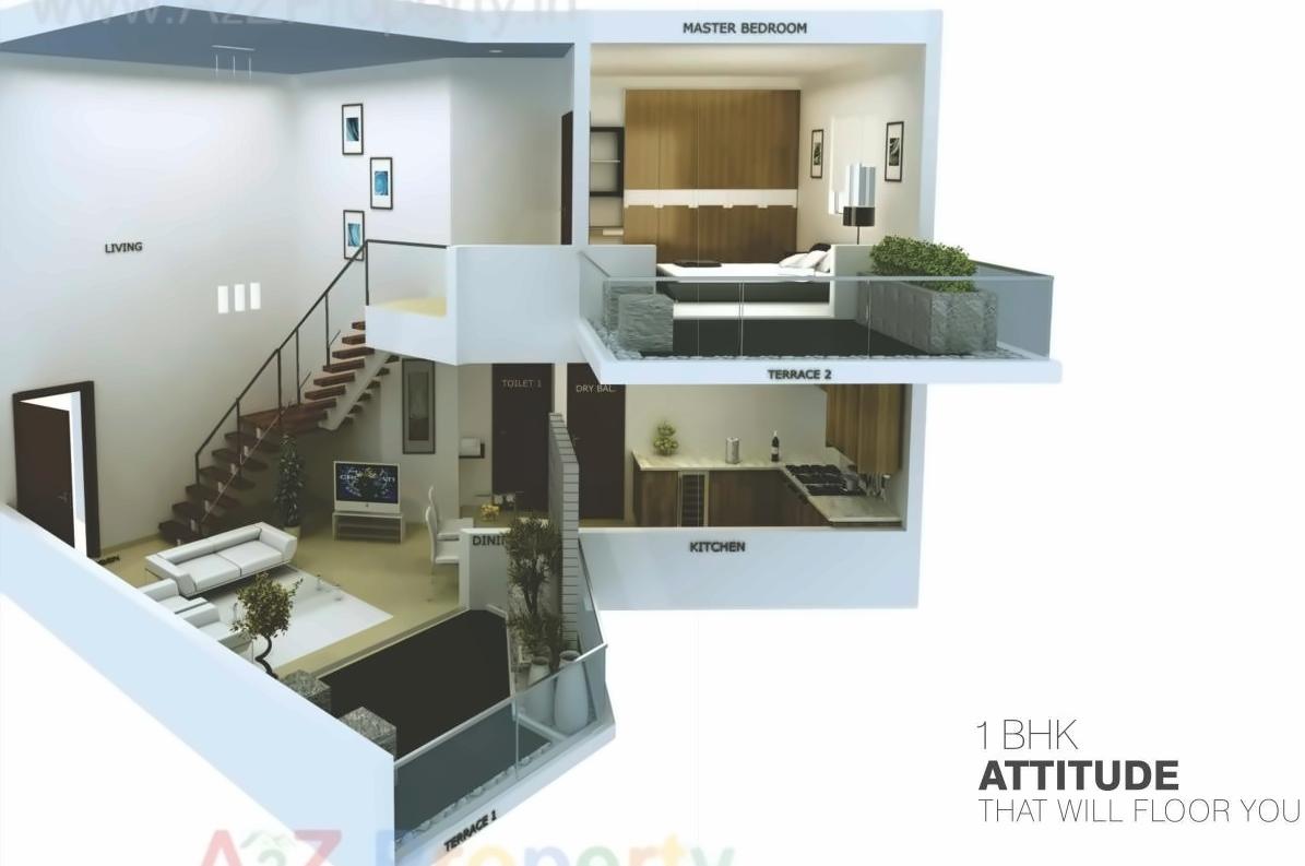 Layout of real estate project Prithvi Presidio, Buiding B, located at Hadapsar, Pune, Maharashtra