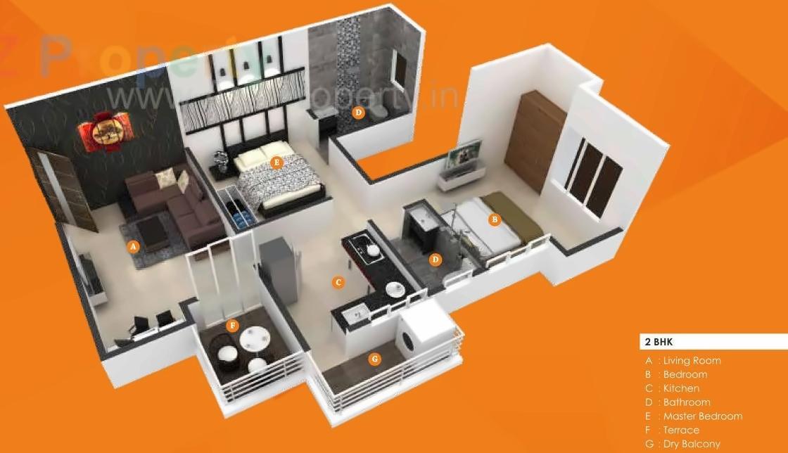 Layout of real estate project Pruthvi Ekdanta Homes located at Kesnand, Pune, Maharashtra