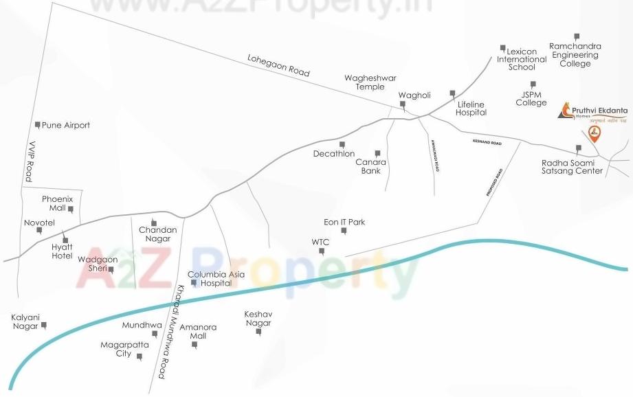  of real estate project Pruthvi Ekdanta Homes located at Kesnand, Pune, Maharashtra