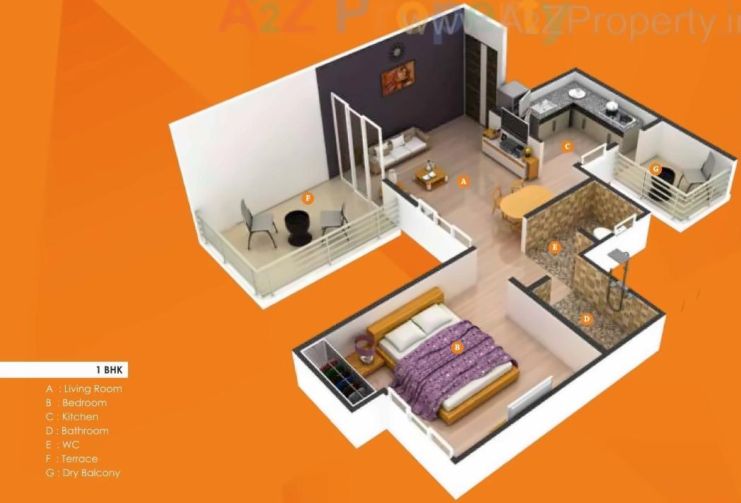 Layout of real estate project Pruthvi Ekdanta Homes located at Kesnand, Pune, Maharashtra