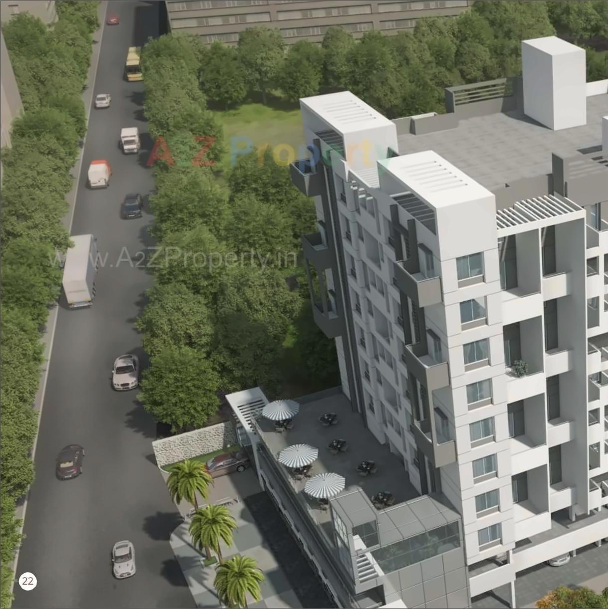 3D Elevation of real estate project Punyavaastu located at Aalandi, Pune, Maharashtra