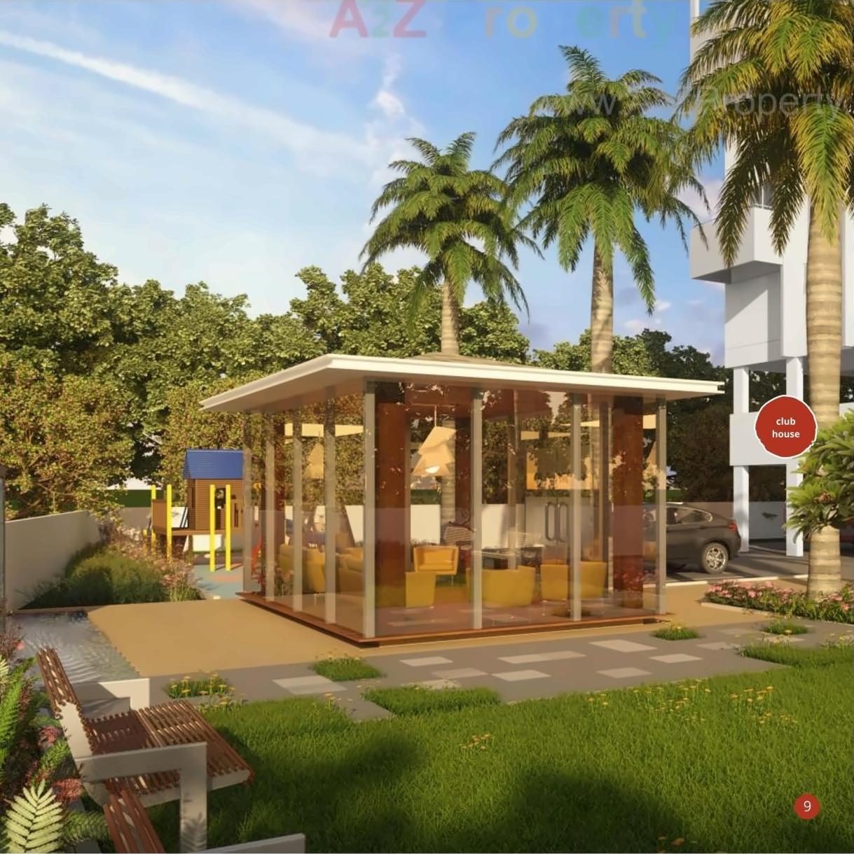 3D Elevation of real estate project Punyavaastu located at Aalandi, Pune, Maharashtra