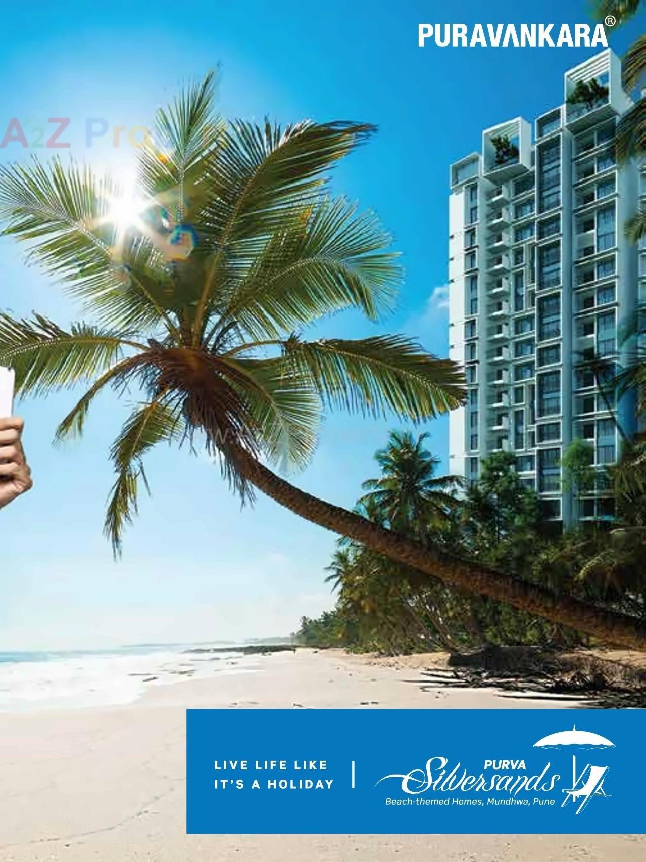 3D Elevation of real estate project Purva Silversand located at Mundhawa, Pune, Maharashtra