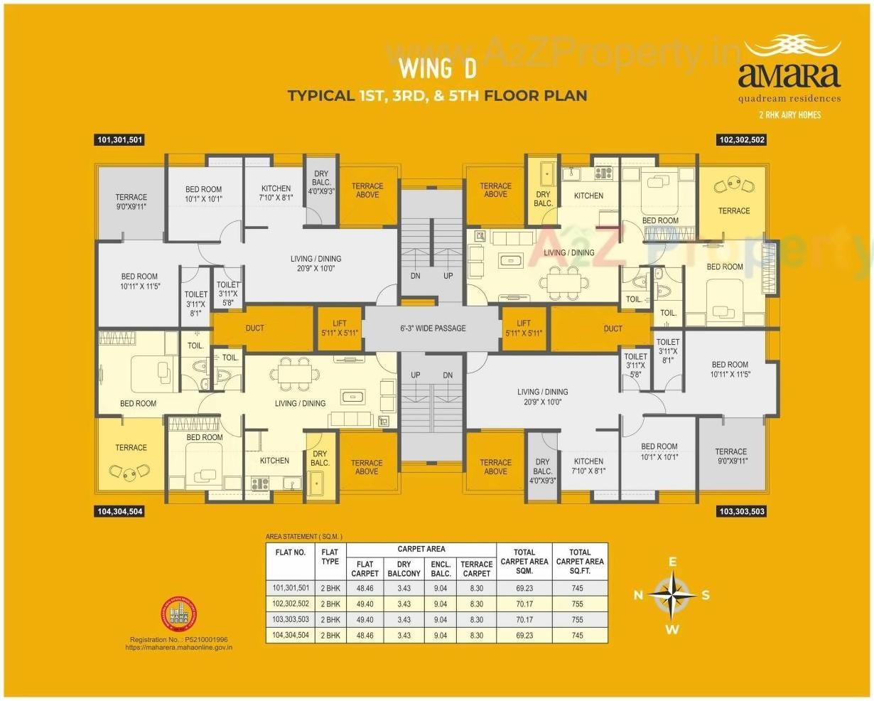 Layout of real estate project Quadream Residences  C D Common Amenities located at Undri, Pune, Maharashtra
