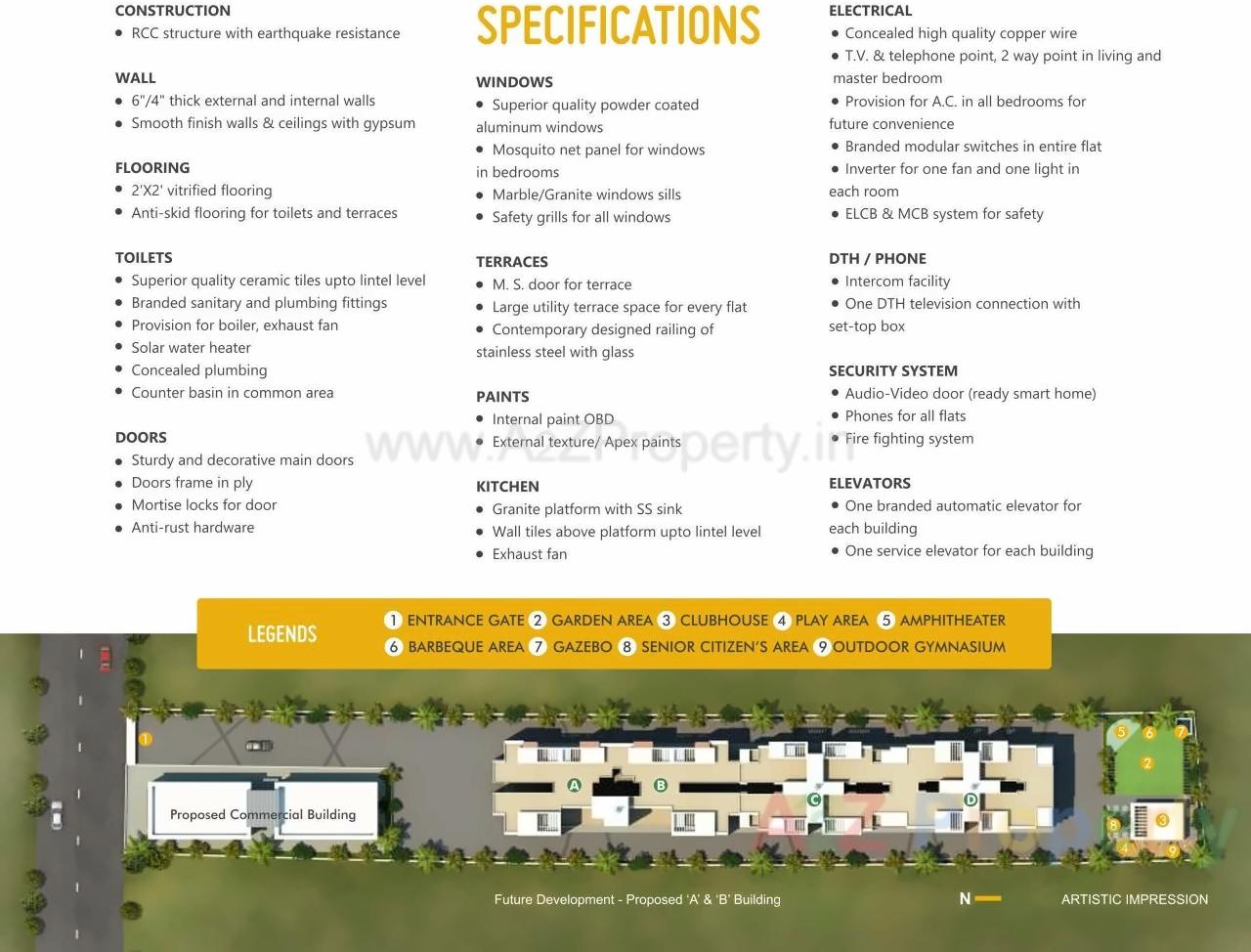  of real estate project Quadream Residences  C D Common Amenities located at Undri, Pune, Maharashtra