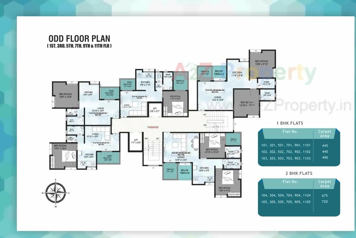 Layout of real estate project Radheya located at Kondhwa-bk, Pune, Maharashtra