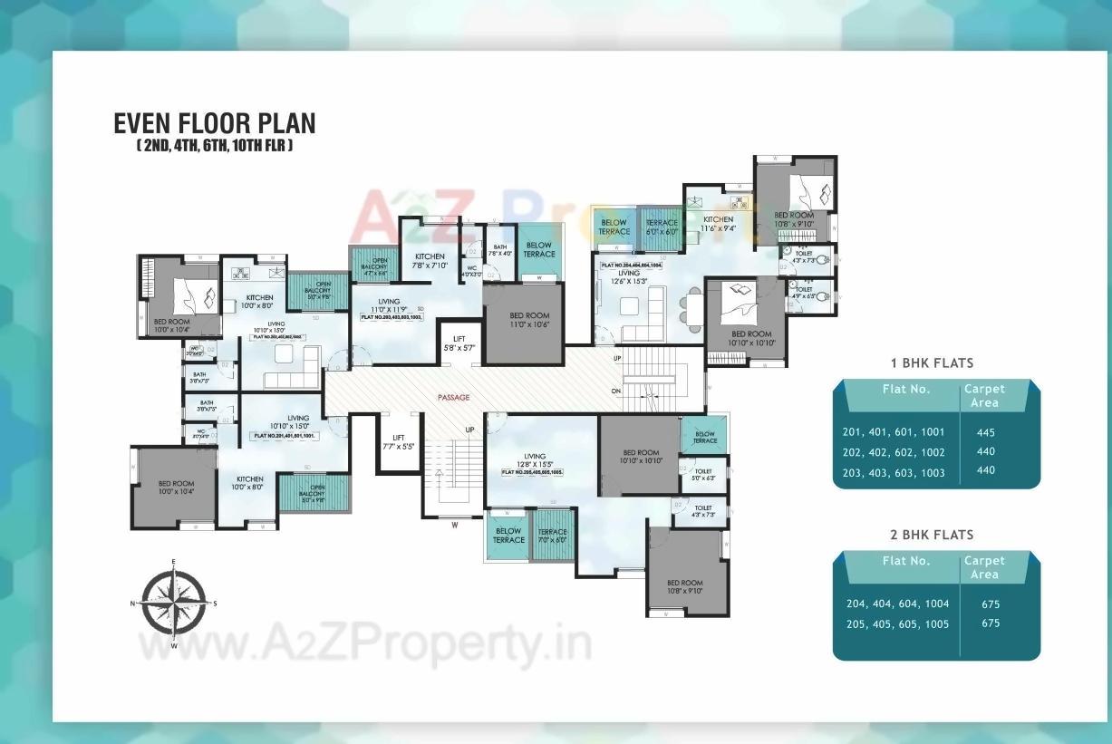 Layout of real estate project Radheya located at Kondhwa-bk, Pune, Maharashtra