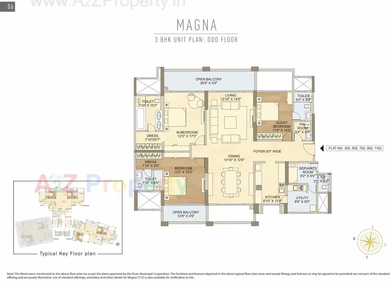 Layout of real estate project Raheja Vistas located at Mohammadwadi, Pune, Maharashtra