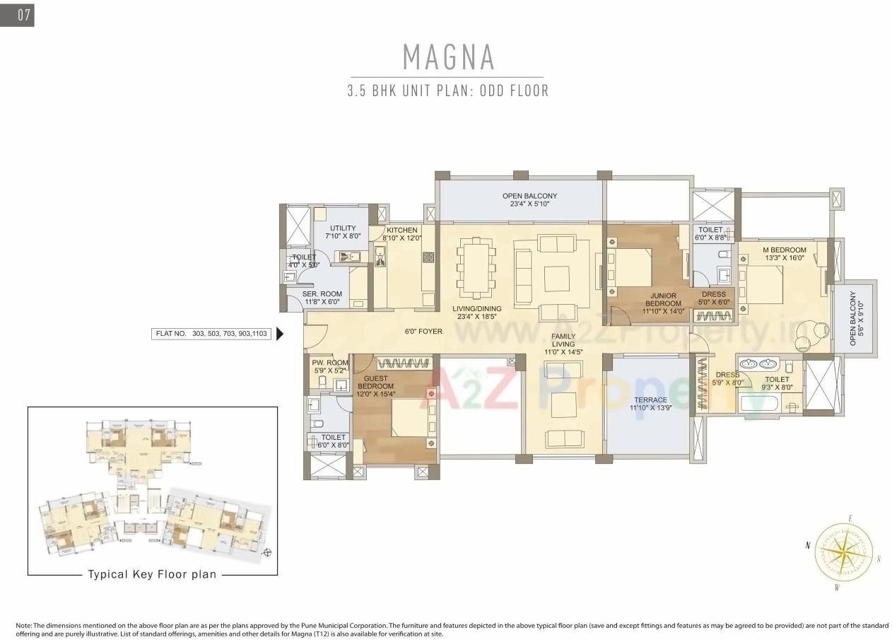 Layout of real estate project Raheja Vistas located at Mohammadwadi, Pune, Maharashtra