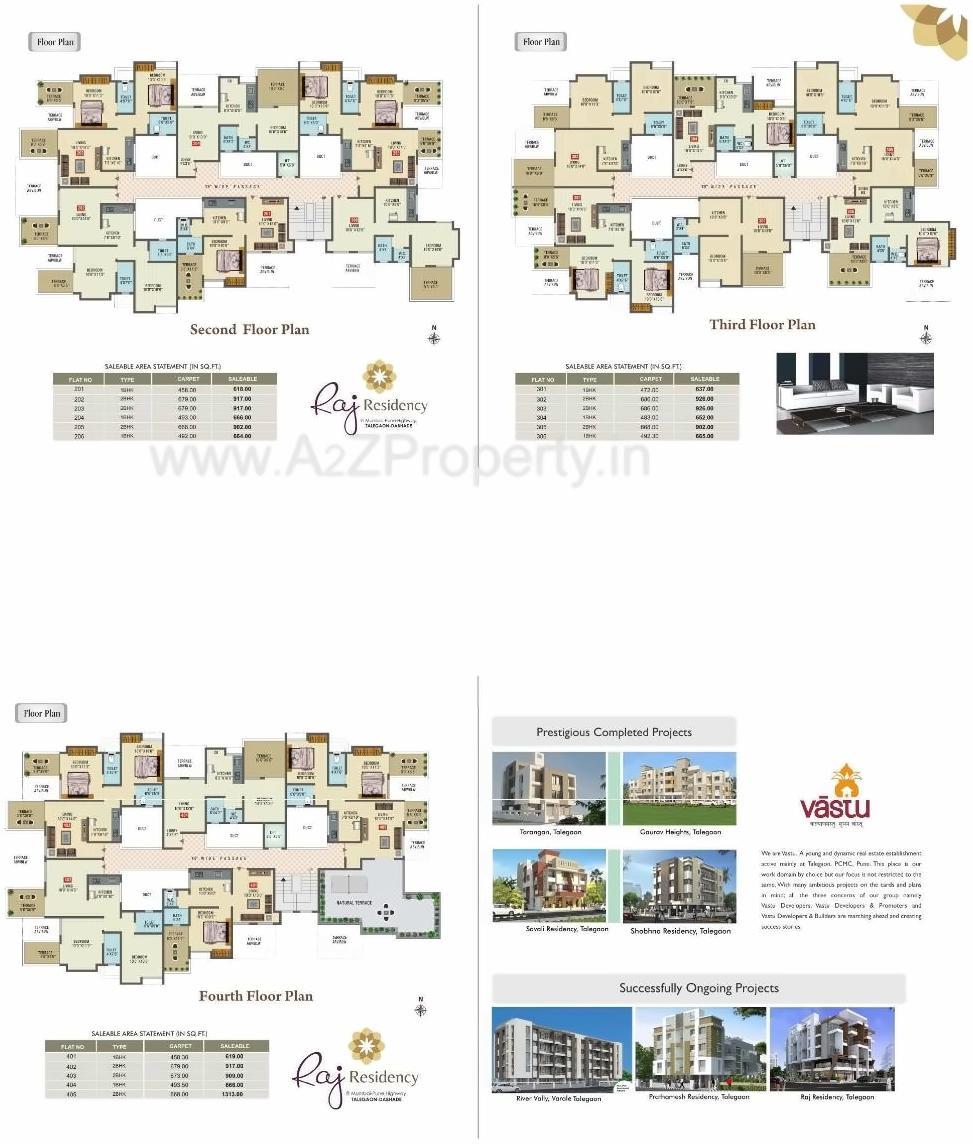 Layout of real estate project Raj Residency located at Talegaon-dabhade-m-cl, Pune, Maharashtra