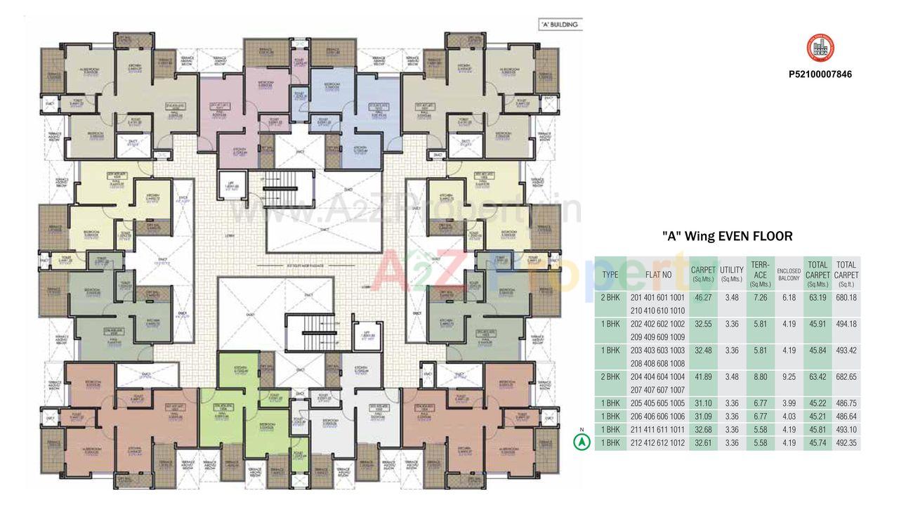 0007 of real estate project Rajesh East Enigma located at Lonikand, Pune, Maharashtra