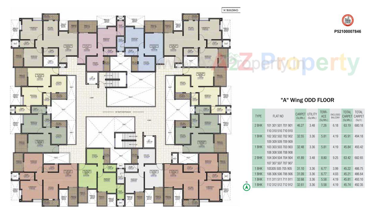 0008 of real estate project Rajesh East Enigma located at Lonikand, Pune, Maharashtra