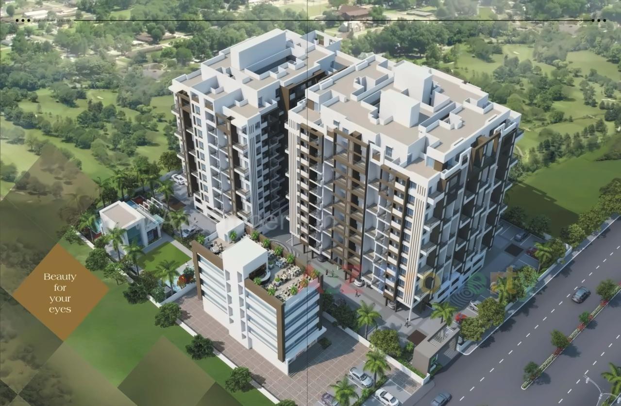 3D Elevation of real estate project Rajesh East Enigma located at Lonikand, Pune, Maharashtra