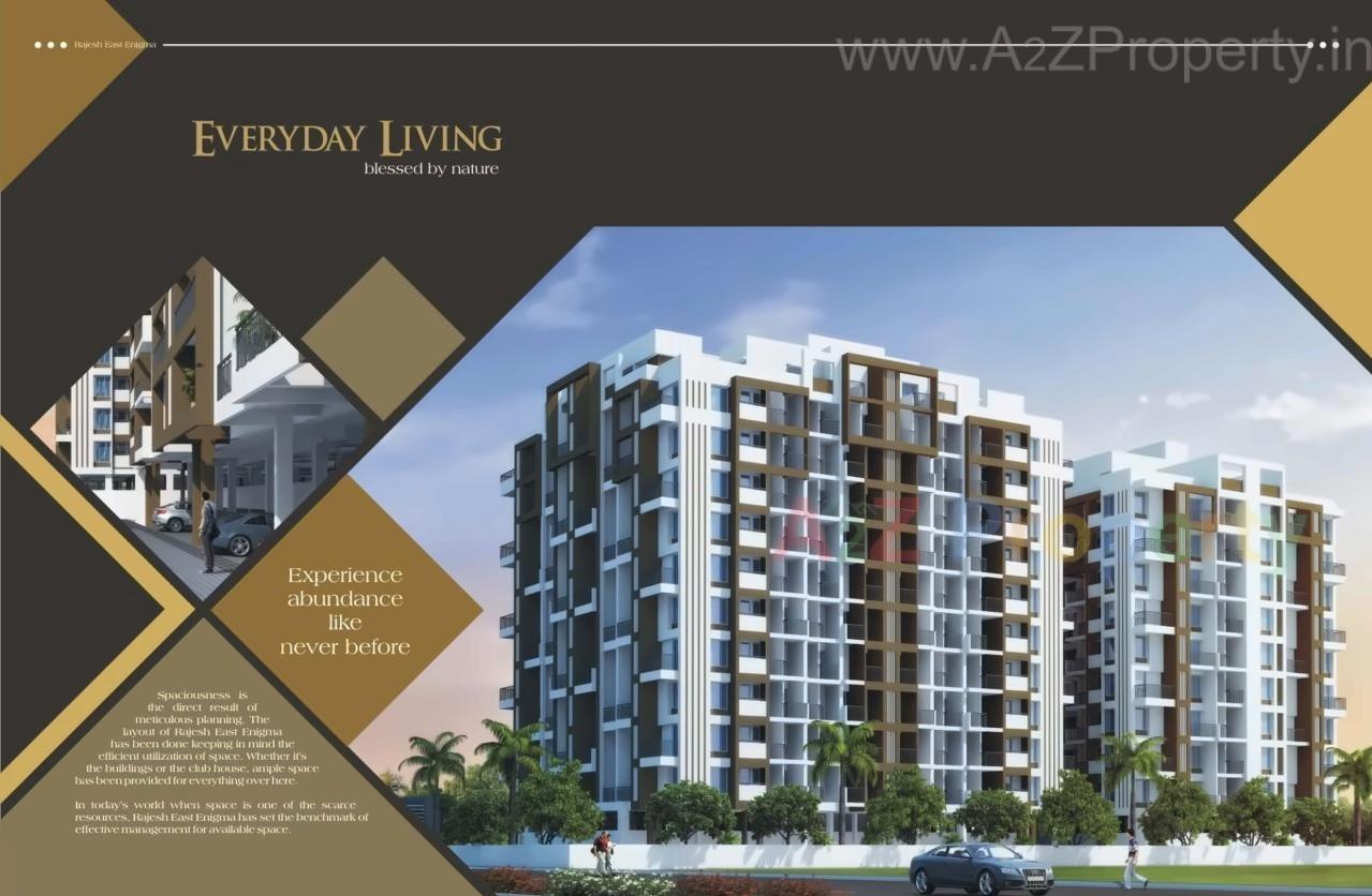 3D Elevation of real estate project Rajesh East Enigma located at Lonikand, Pune, Maharashtra