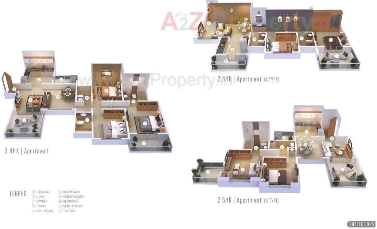 Layout of real estate project Rajgruhi Residency Tower located at Pune-m-corp, Pune, Maharashtra