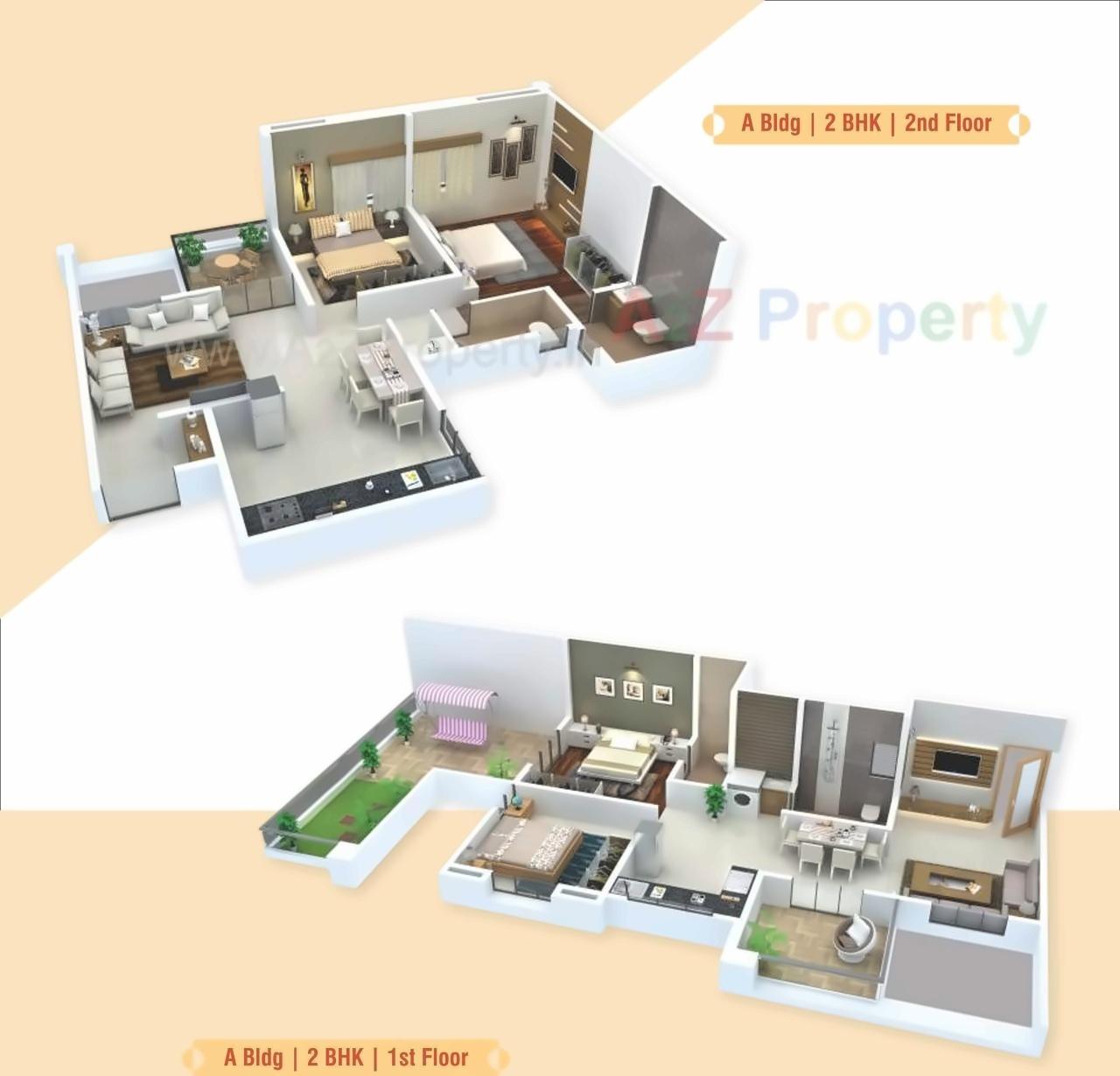 Layout of real estate project Ram Srushti located at Pimpri-chinchawad-m-corp, Pune, Maharashtra